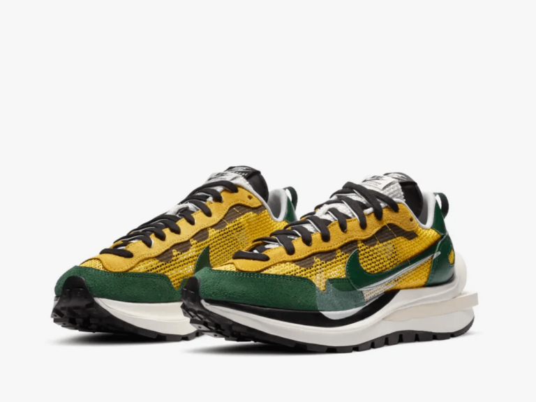 Nike x Sacai VaporWaffe String & Black-Villain Red y Tour Yellow & Gorge Green-Sail 2020 Nike x Sacai VaporWaffe String & Black-Villain Red y Tour Yellow & Gorge Green-Sail 2020