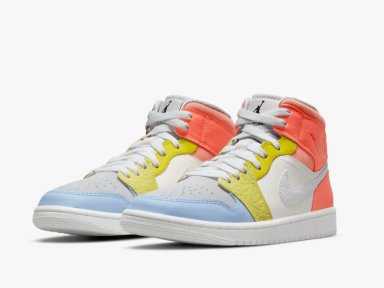 zapatillas Air Jordan 1 Mid To My First Coach para mujer 2021