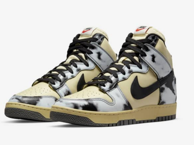 zapatillas Nike Dunk High 1985 Black Acid Wash 2021