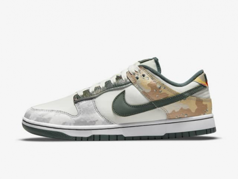 zapatillas Nike Dunk Low Sail Multi-Camo 2021