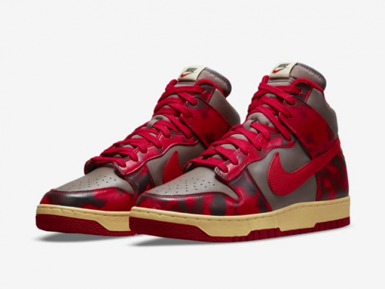 zapatillas Nike Dunk High 1985 Red Acid Wash
