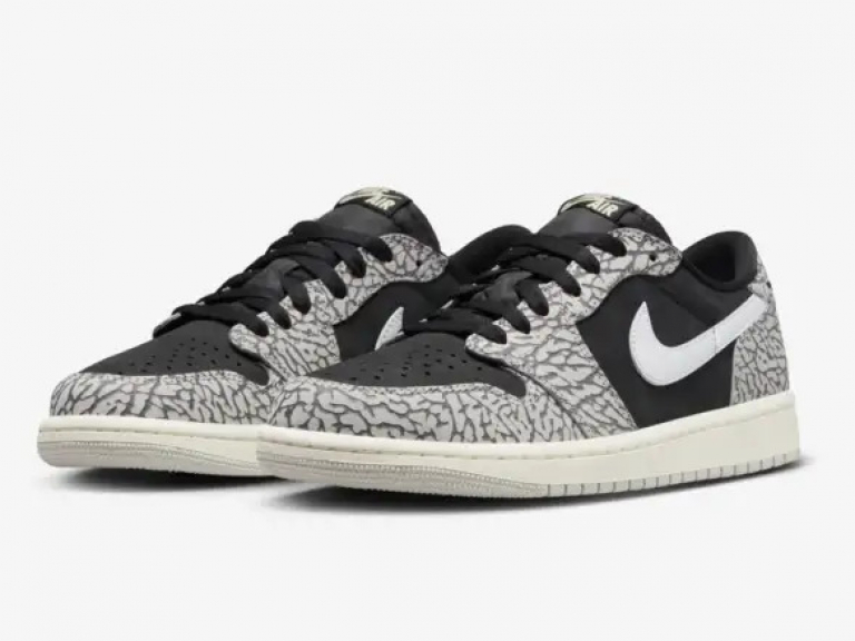 Jordan 1 Retro Low OG Black Cement