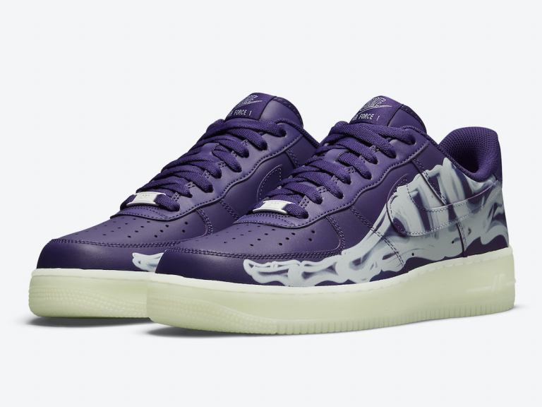 Nike Air Force 1 “Purple Skeleton”