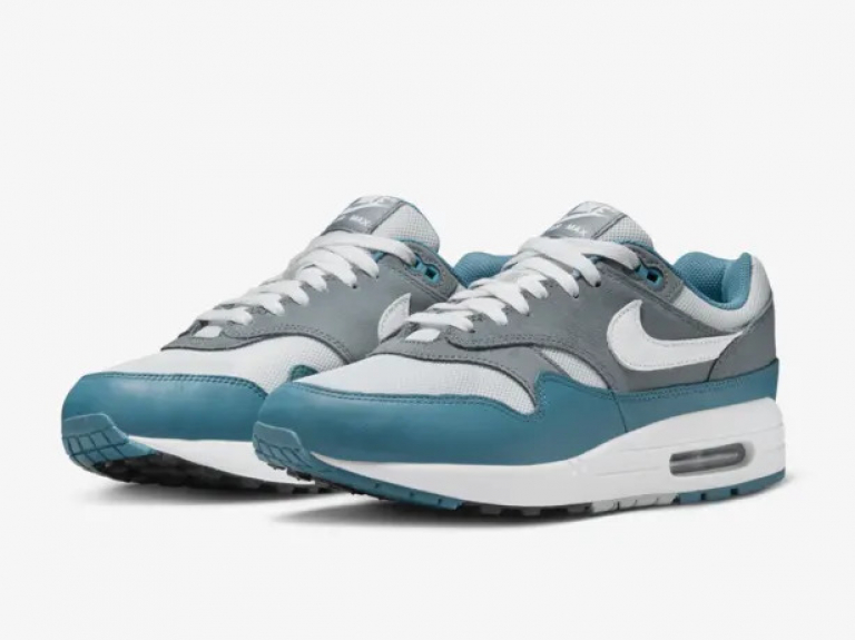 Nike Air Max 1 Noise Aqua and Cool Grey