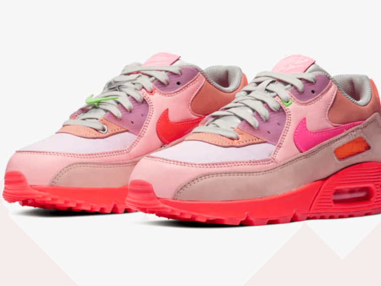 Nike Air Max 90 PRM Platinum Crimson/Bright Purple