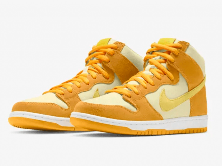 nike SB Dunk High Pineapple color piña