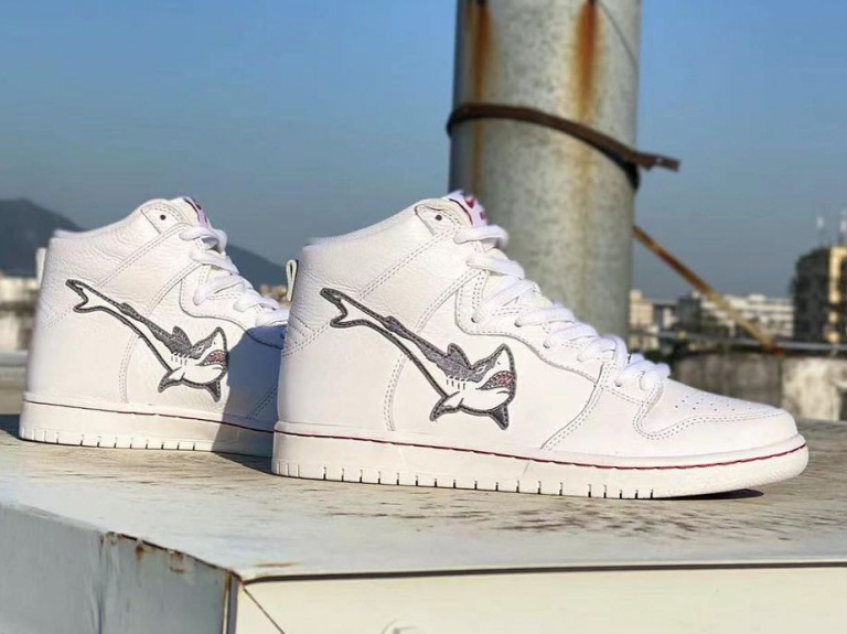 Oski x Nike SB Dunk High “White Shark”
