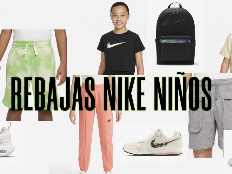Rebajas Nike niños zapatillas ropa barata nike descuentos verano 2022