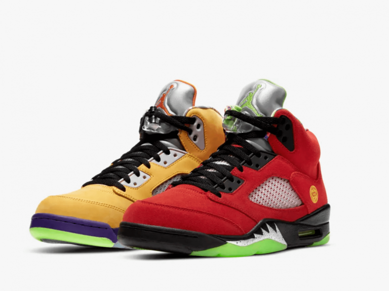 Jordan retro sales 5 amarilla