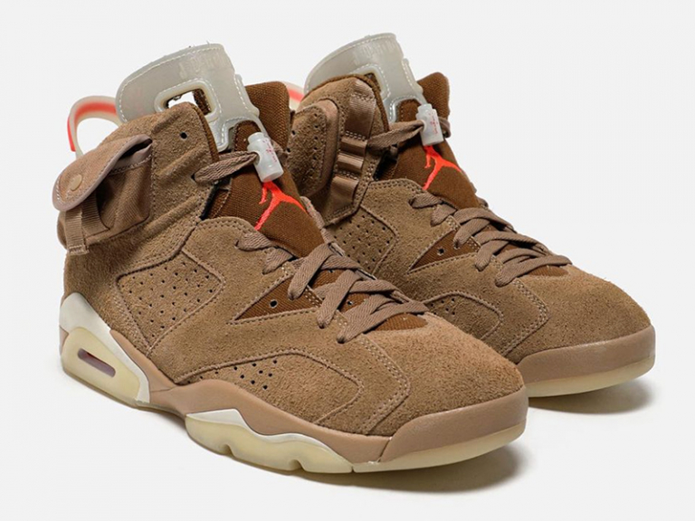 Travis Scott Air Jordan 6 British Khaki