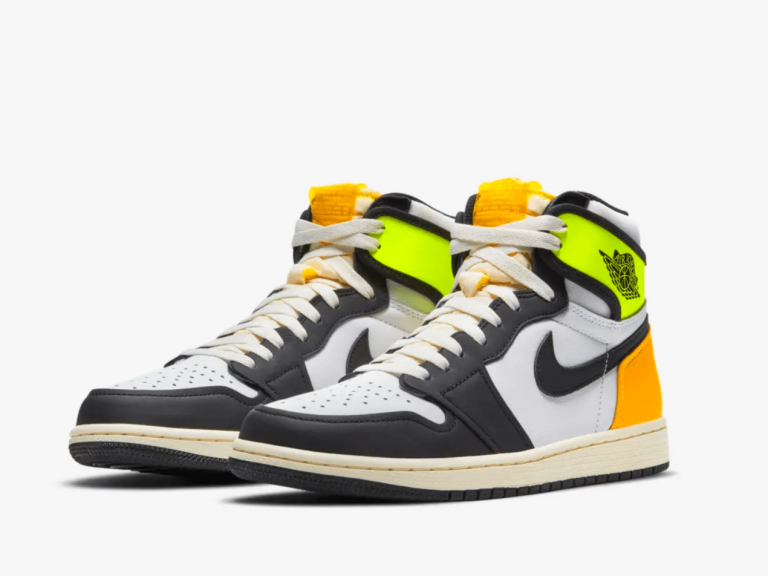 zapatillas Air Jordan 1 Volt Gold 2020 colores flúor