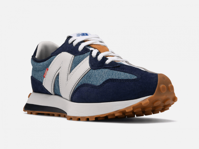 Zapatillas New Balance 327 x Levis color azul y gris