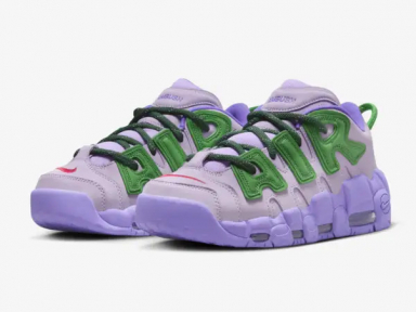 Nike Air More Uptempo Low x AMBUSH Lilac and Apple Green