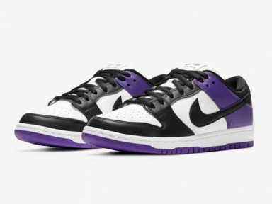 Nike cleat SB Dunk Low Pro Court Purple