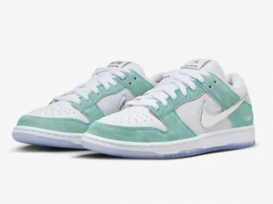 Nike SB x April Skateboards Dunk Low Pro White and Multi-Color