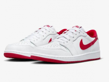 Air Jordan 1 Low OG White/Red